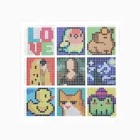 Стикеры для остатков круглых страз