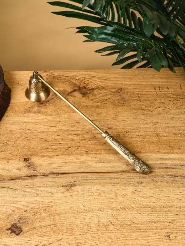 Гаситель для свечей "Очаг" латунь 26 см