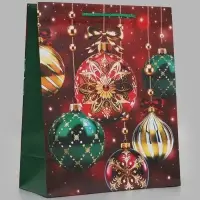 Пакет подарочный &laquo;Новогодняя коллекция&raquo;, 26&times;12&times;32 см