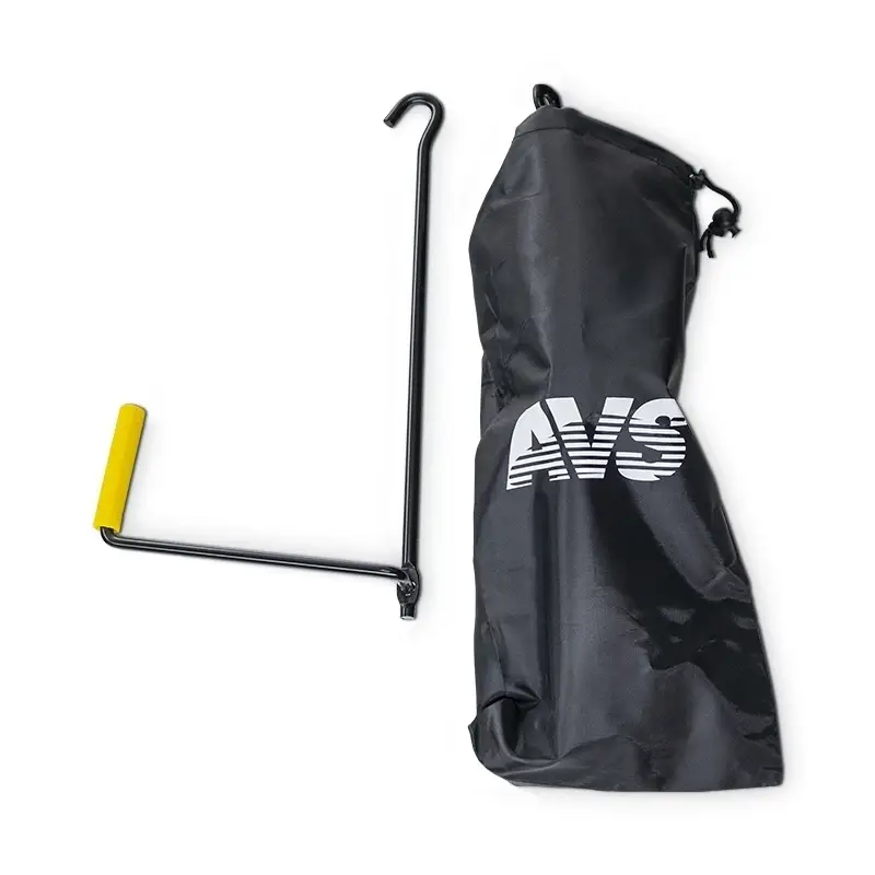 Домкрат ромбический AVS JA-2000R, 2т, 120-413мм с резиновой опорой + сумка в комплекте