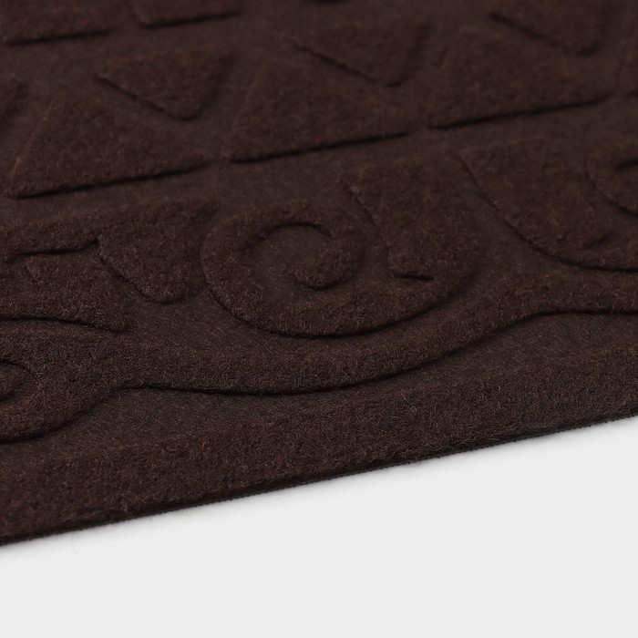 Коврик придверный Доляна Welcome, вензеля, влаговпитывающий, без окантовки, 38×59 см, цвет МИКС Коврик придверный Доляна Welcome, вензеля, влаговпитывающий, без окантовки, 38×59 см, цвет МИКС