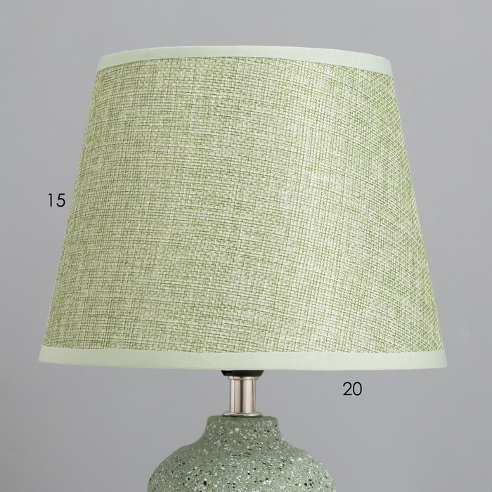 Лампа настольная Лампа настольная "Аи" 1х40Вт Е14 зеленый 20х20х34см