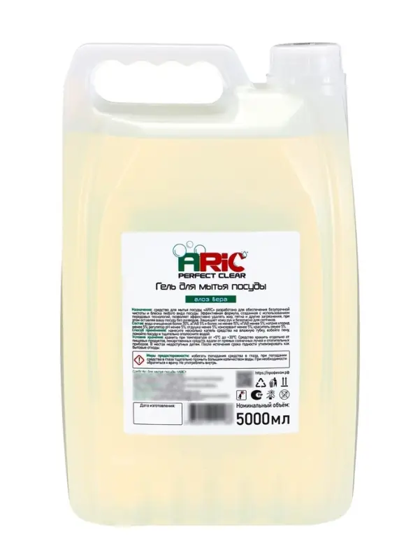 Средство для мытья посуды ARIC "Алоэ Вера" 5л
