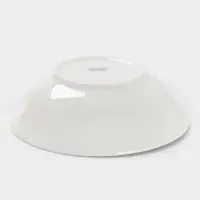 Тарелка глубокая Доляна White Label, 1.5 л, d=22.5 см, фарфор, белая