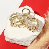 Краб для волос "Абриль" 6 см, золото