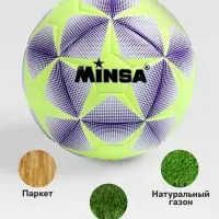 Футбольный мяч MINSA, машинная сшивка, 12 панелей, р. 5, TPE