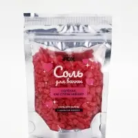 BEAUTY FOX соль для ванны "соленая, как слезы бывших", 150 гр, с ароматом малины