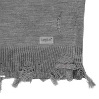 Джемпер оверсайз унисекс Grunge, серый, размер L/XL