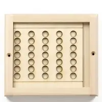 Вентиляционная решетка с задвижкой, 16х14 см