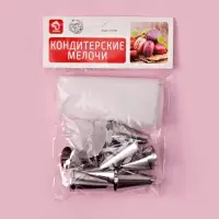 Набор кондитерский Доляна, 11 предметов: 10 насадок, мешок, МИКС