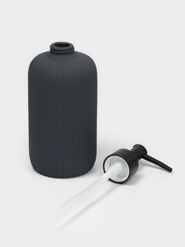 Набор для ванной Набор для ванной "Лайн" 4 предмета (дозатор для мыла, стакан, 2 стакана, мыльница)