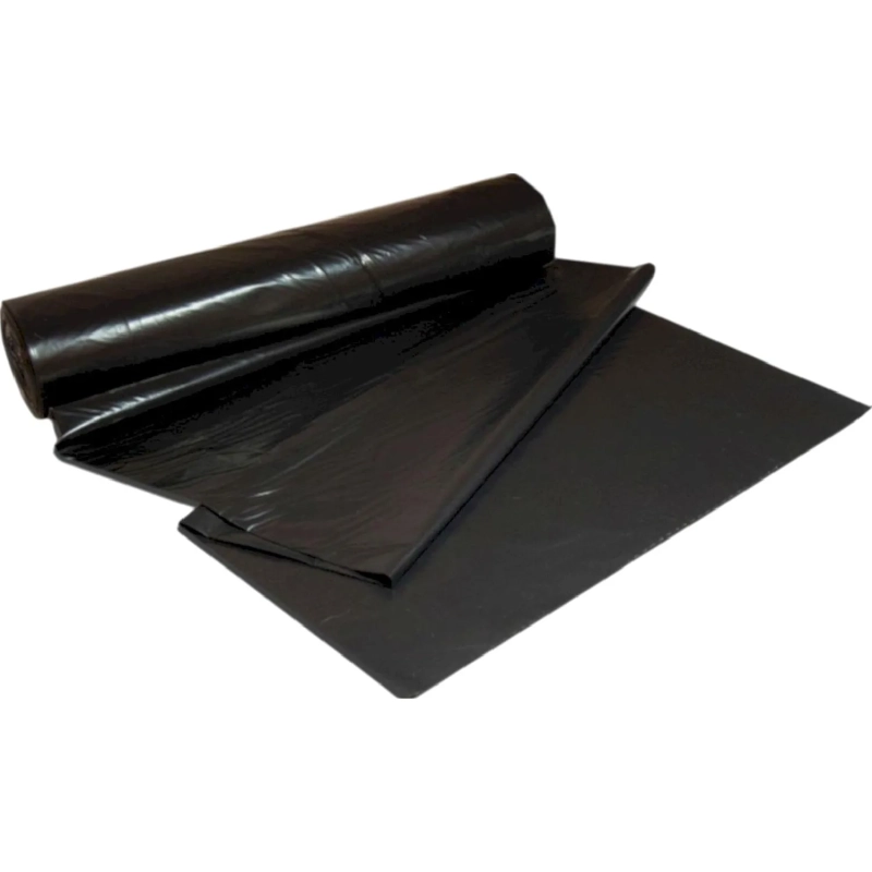 Мешки для мусора ПВД 120л 40мкм 25шт/рул черные 65x105см Luscan