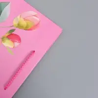 Пакет подарочный ламинированный "счастья и радости" 26 х 12 х 32 см