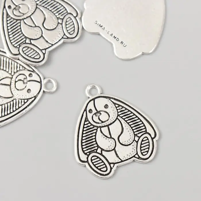 Декоративный элемент для творчества «Арт Узор. Милый зайка», 2.5×2.6 см