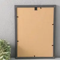 Фоторамка для фото 21х29,7 см (А4) "Oframe", пластик, чёрный, (пластик экран)