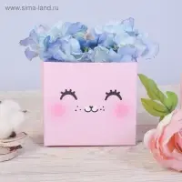 Коробка для мини букетов &laquo;Котик&raquo;, 12&times;20&times;10 см