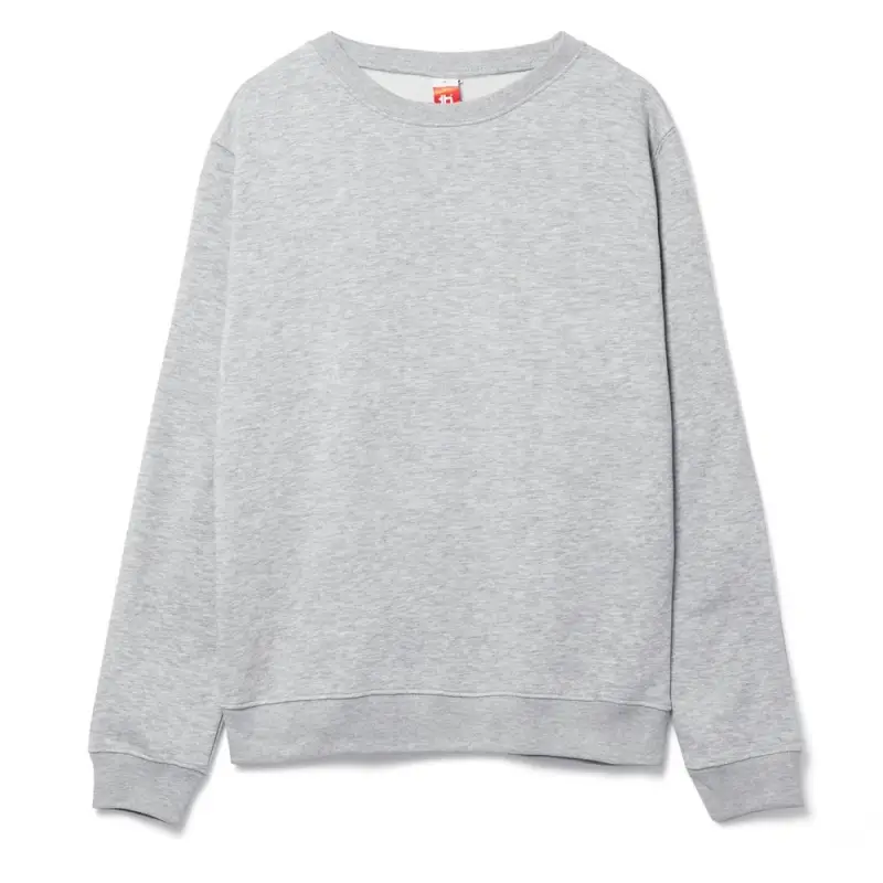 Свитшот унисекс Delta, серый меланж, размер S