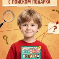 Книга - квест по поиску подарка «Капибара», 28 стр., диплом