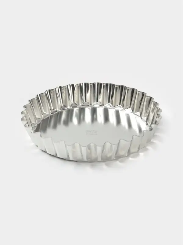 Форма для выпечки, d=21.2 см, h=4 см, жесть, серебристая