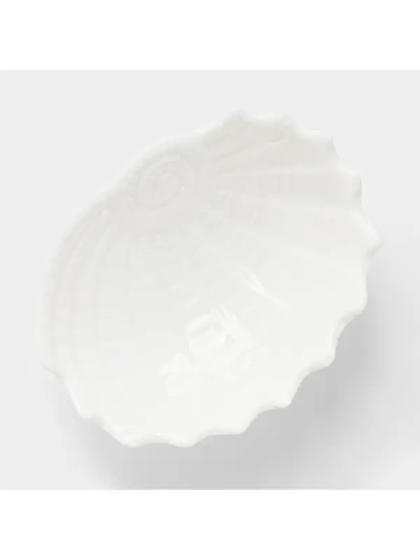 Блюдо &laquo;Ракушка&raquo;, 9&times;7&times;3 см, керамика, белое