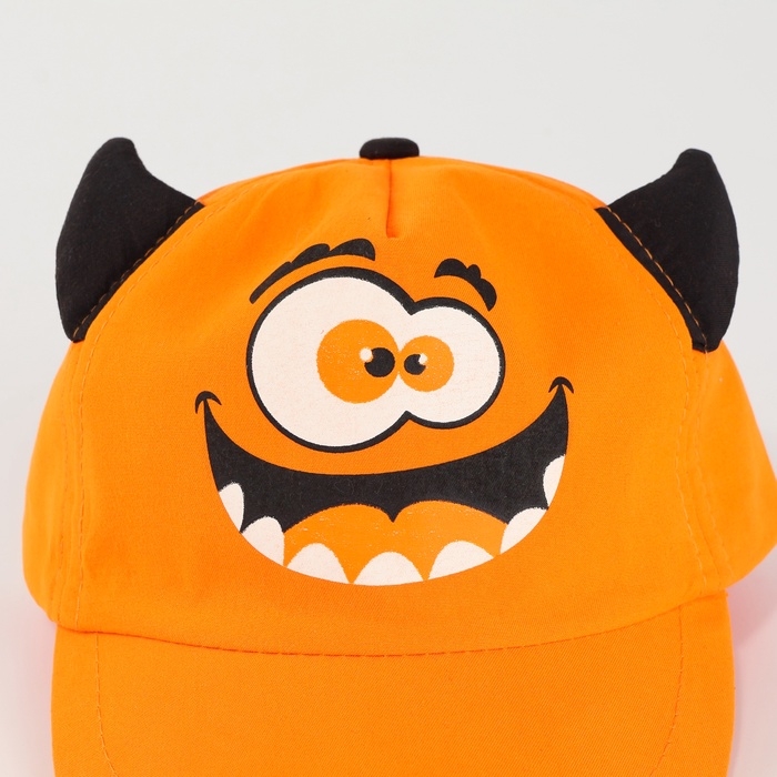 Кепка детская для мальчика с рожками «Монстрик», р-р. 48-50 Кепка детская для мальчика с рожками «Монстрик», р-р. 48-50