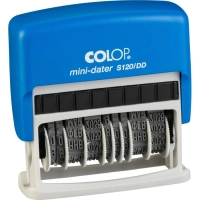 Датер автоматический Colop Мини S120/DD шрифт 3,8 мм с двумя датами буквами