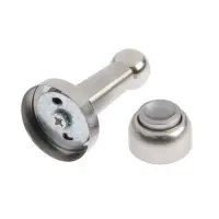 Упор дверной LOCKLAND, магнитный, цвет серебро