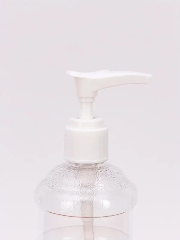 Бутылочка для хранения, с дозатором, 150 мл, белая, прозрачная