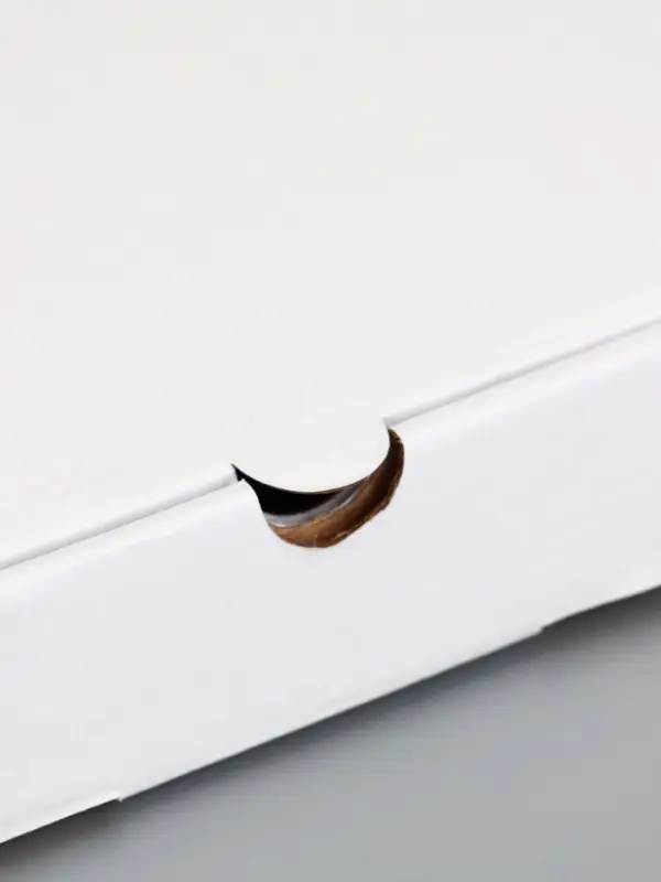 Коробка для пиццы, белая, 33&times;33&times;4 см