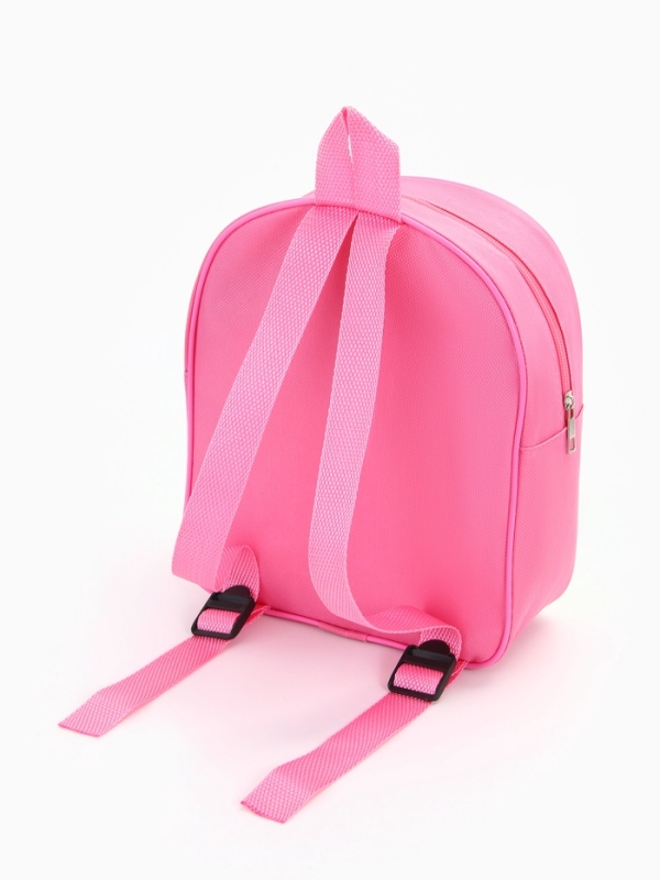 Рюкзак детский 22*8,5*25,5, отд на молнии, медведь розовый