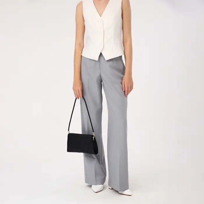 Сумка женская мессенджер без застёжки, 26&times;7&times;15 см, чёрная