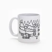 Кружка чайная керамическая &laquo;Работа не волк&raquo;, 320 мл