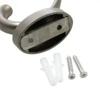 Крючок мебельный CAPPIO USUAL, двухрожковый, цвет графит