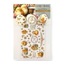 Наклейки для яиц с тиснением &laquo;Светлой Пасхи&raquo;, 15&times;10 см