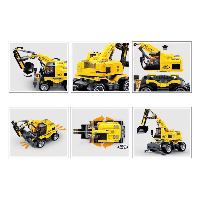 Конструктор Механо «Экскаватор», радиоуправление, 353 детали Конструктор Механо «Экскаватор», радиоуправление, 353 детали