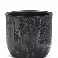 Кашпо со вставкой 1,9 л d18 см h16,5 см МИКРИТ серый слайн