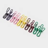 Прищепки для белья Доляна, 5.5&times;2.9&times;1.9 см, 10 шт., МИКС