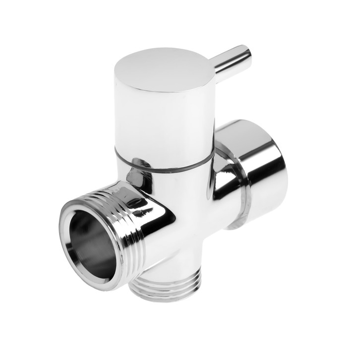 Дивертор ZEIN Z744, для смесителя, корпус латунь, с круглой гайкой, цвет хром Дивертор ZEIN Z744, для смесителя, корпус латунь, с круглой гайкой, цвет хром