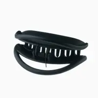 Крабик для волос &laquo;Матовый&raquo;, классика дуга люкс, 8.5 см, чёрный