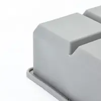 Форма для льда с крышкой &laquo;Заготовка&raquo;, 6 ячеек, 16.5&times;11.5&times;5.5 см, силикон, серая