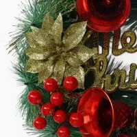 Венок новогодний d=30 см &laquo;Зимнее волшебство. Новогодние колокольчики&raquo;