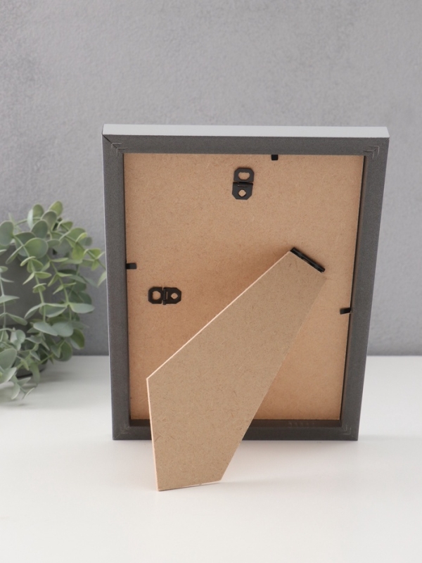 Фоторамка пластик Фоторамка пластик "МИРАМ" 15х21 св. серый