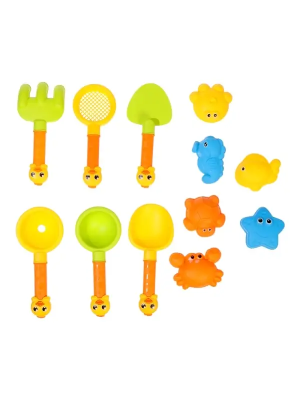 Набор для песочницы "Утята", 14 предметов