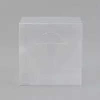 Складная коробка из PVC, прозрачная, 7&times;7&times;7 см