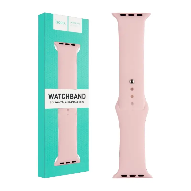 Ремешок для Apl watch 38/40/41mm WA01 Flexible series classic sports silicone stap powder sand HOCO