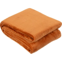 Плед микрофибра Luscan, фактура шоколадный 200х220