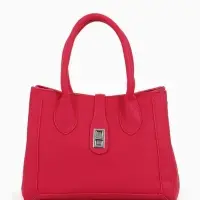 Сумка женская тоут TEXTURA на молнии, 31&times;11&times;21 см, розовая