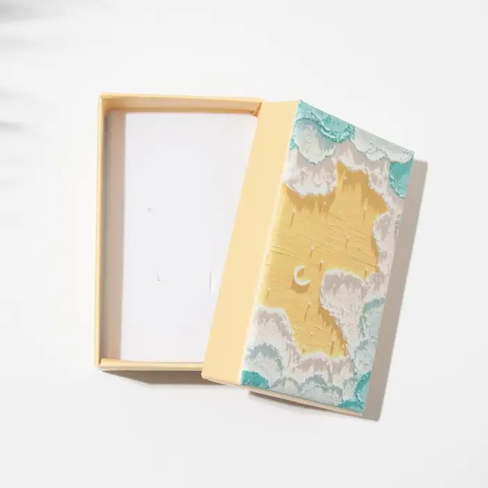 Коробочка подарочная под набор «Живопись», 5×8 (размер полезной части 4.5×7.5 см), цветная, вставка белая