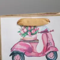 Пакет подарочный крафтовый, упаковка, «Present for you», 15 х 12 х 5.5 см