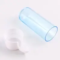 Поилка для птиц, 100 мл, 4.3&times;9.5 см, синяя, белая